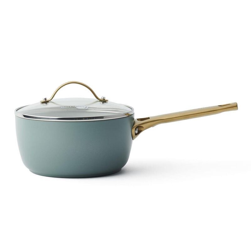 GreenPan Padova Smokey Blue Covered Saucepan 18cm / 2.01L image number 2